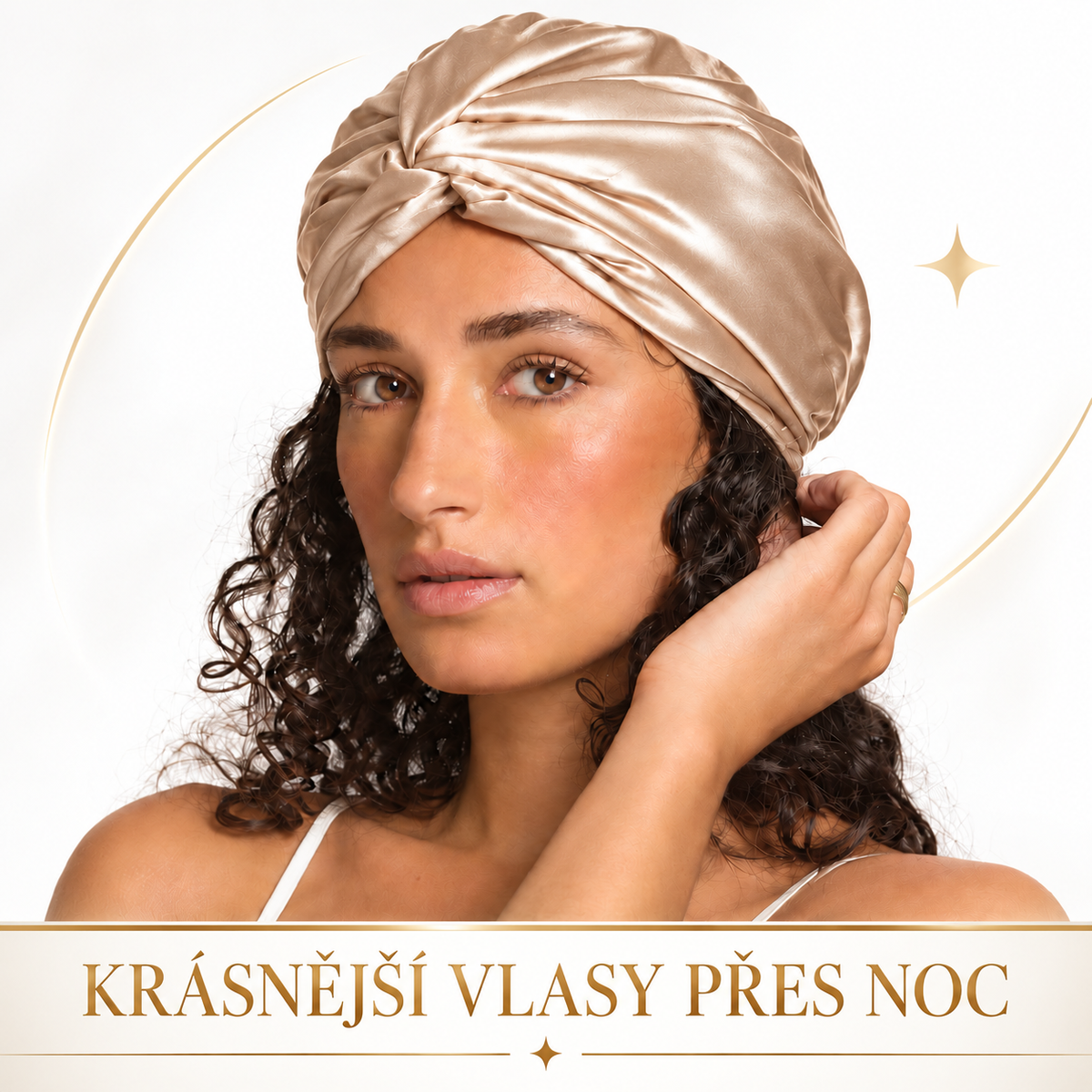 Satinia™ Noční hedvábná čepice pro regeneraci vlasů
